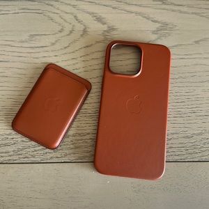 Apple Leather IPhone 14 Pro Max Phone Case